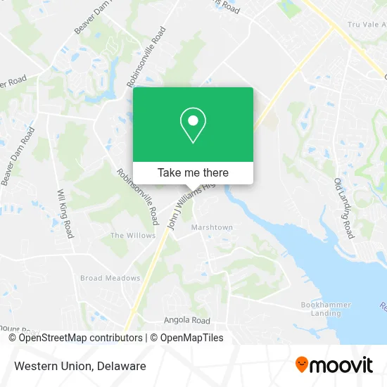 Western Union map