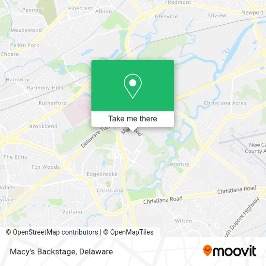 Macy's Backstage map