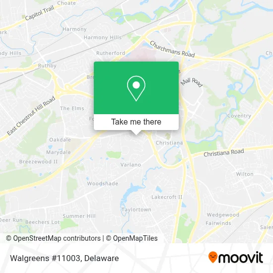 Walgreens #11003 map