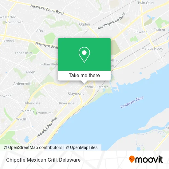 Chipotle Mexican Grill map