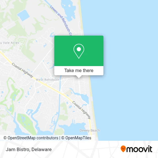 Jam Bistro map