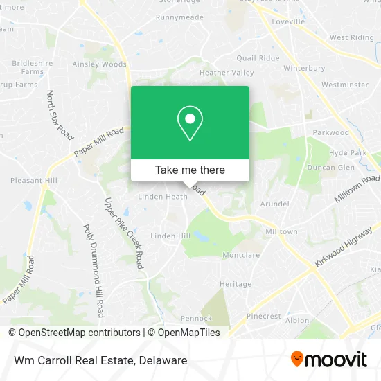 Wm Carroll Real Estate map