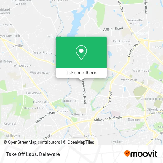 Take Off Labs map