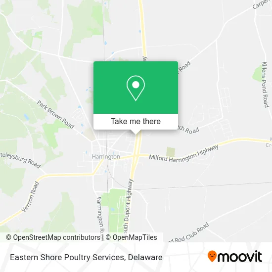 Eastern Shore Poultry Services map