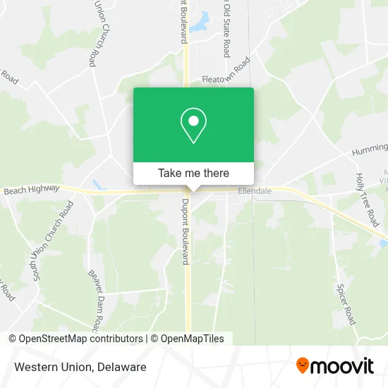 Western Union map