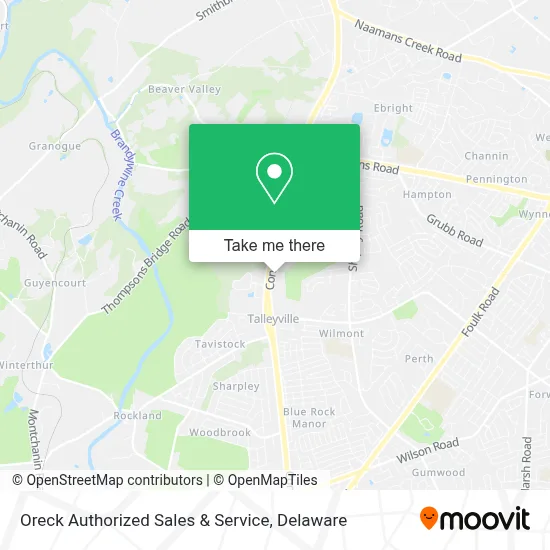 Oreck Authorized Sales & Service map