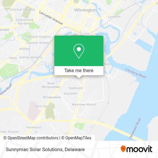 Sunnymac Solar Solutions map