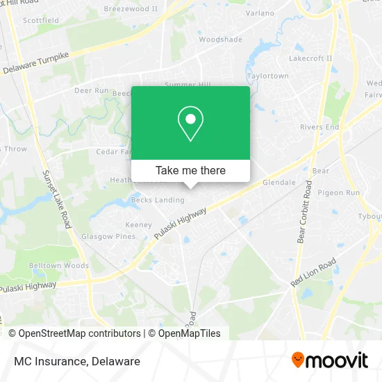 MC Insurance map