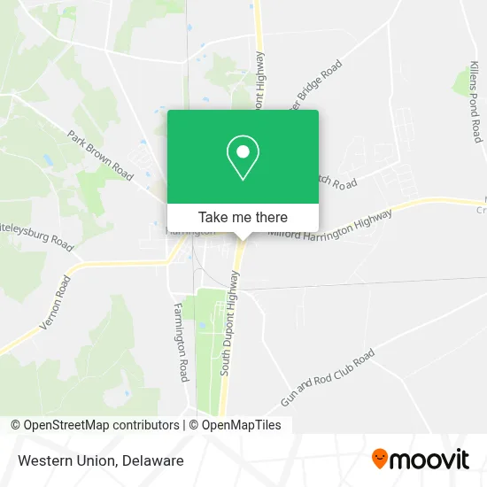 Western Union map