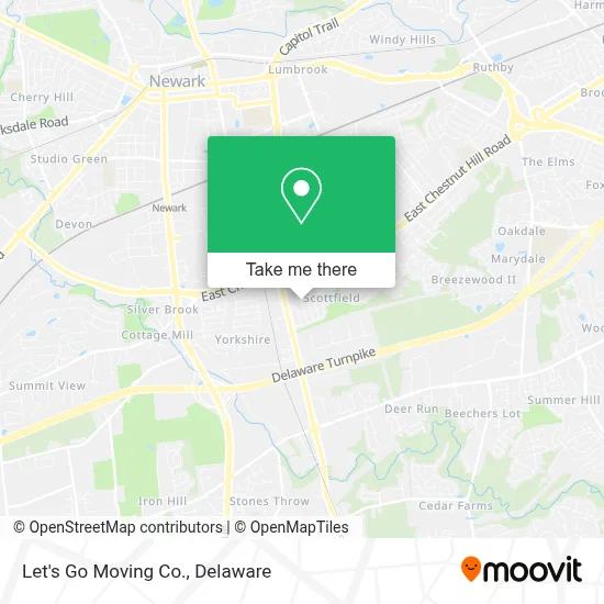 Let's Go Moving Co. map