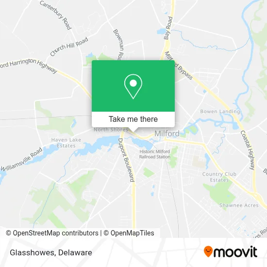 Glasshowes map