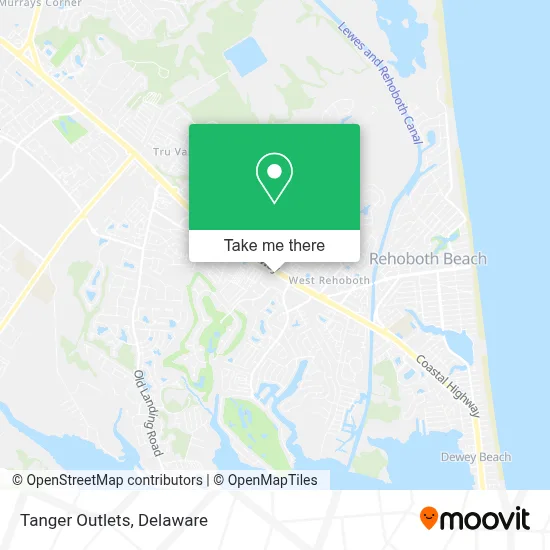 Tanger Outlets map