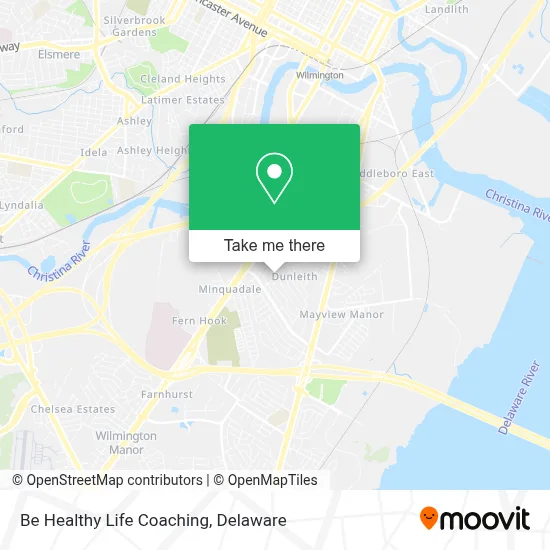 Be Healthy Life Coaching map