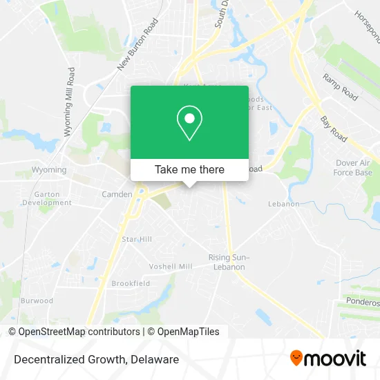 Decentralized Growth map