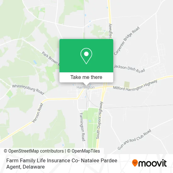 Farm Family Life Insurance Co- Natalee Pardee Agent map
