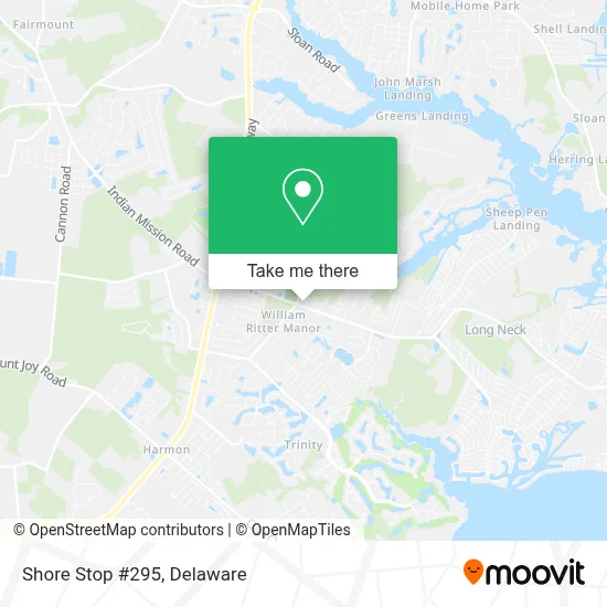 Shore Stop #295 map