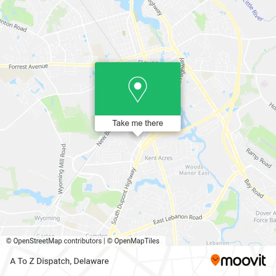 A To Z Dispatch map