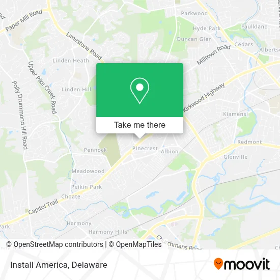Install America map