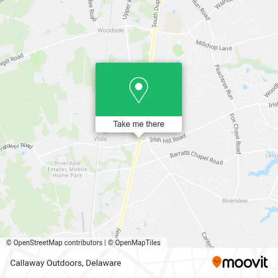 Callaway Outdoors map