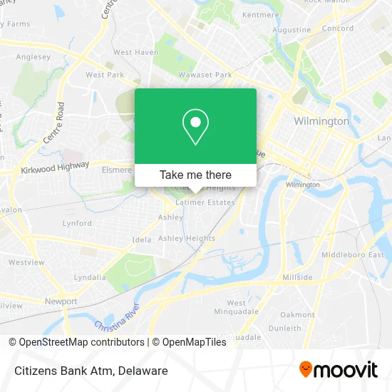 Citizens Bank Atm map