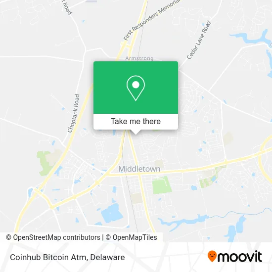 Coinhub Bitcoin Atm map