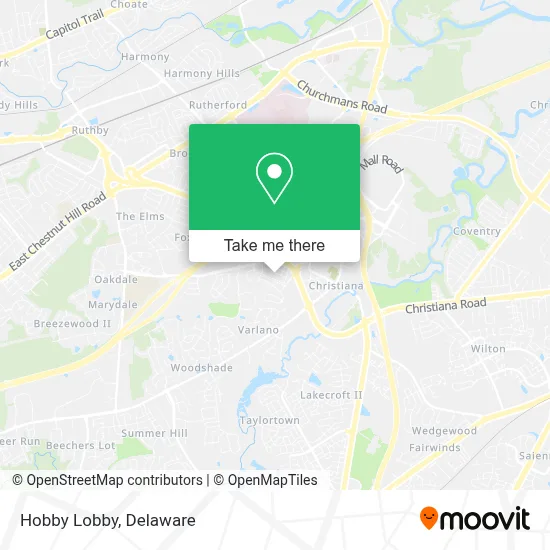 Hobby Lobby map