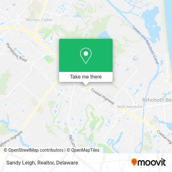 Sandy Leigh, Realtor map