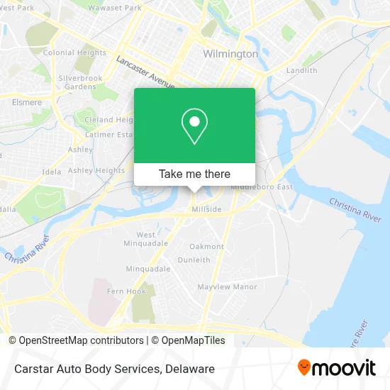 Carstar Auto Body Services map