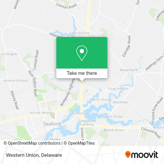Western Union map