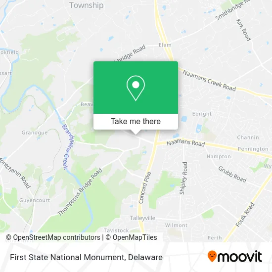 First State National Monument map