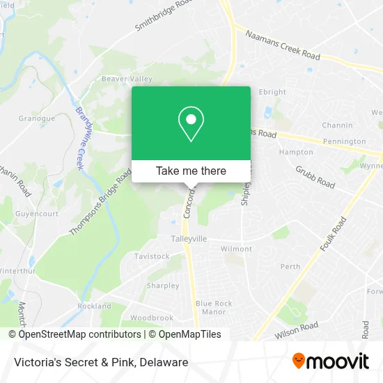 Victoria's Secret & Pink map