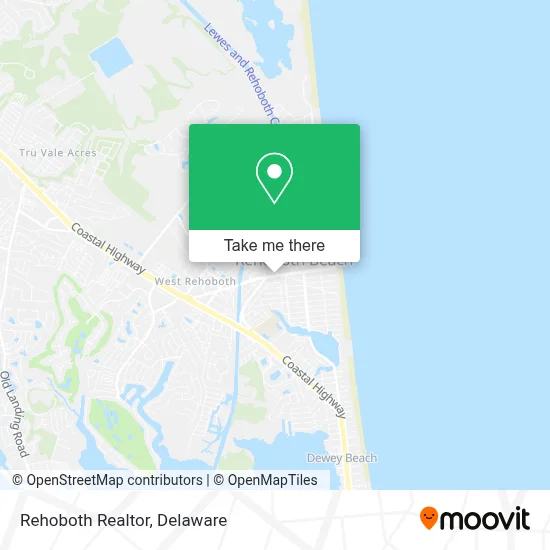 Rehoboth Realtor map