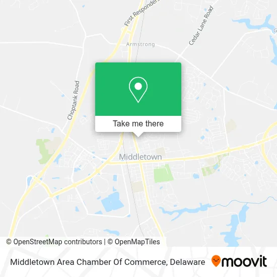 Middletown Area Chamber Of Commerce map