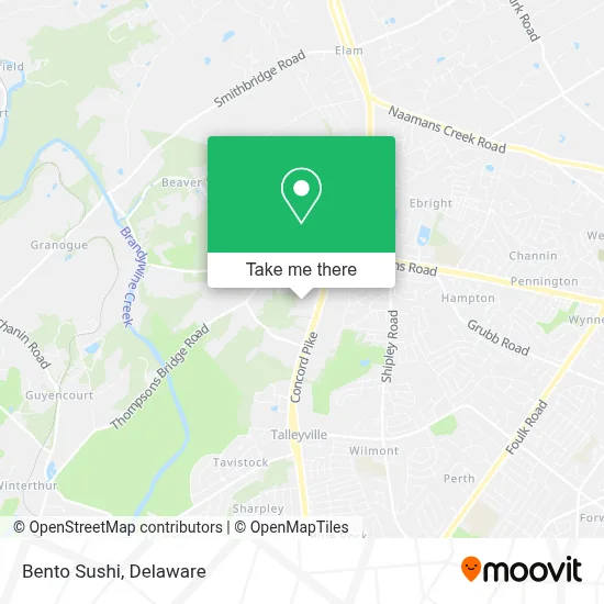 Bento Sushi map