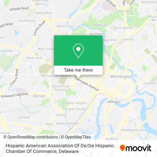 Hispanic American Association Of De / De Hispanic Chamber Of Commerce map