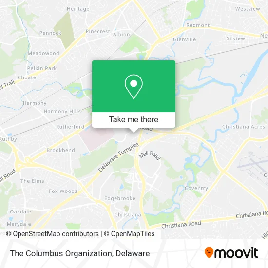 The Columbus Organization map