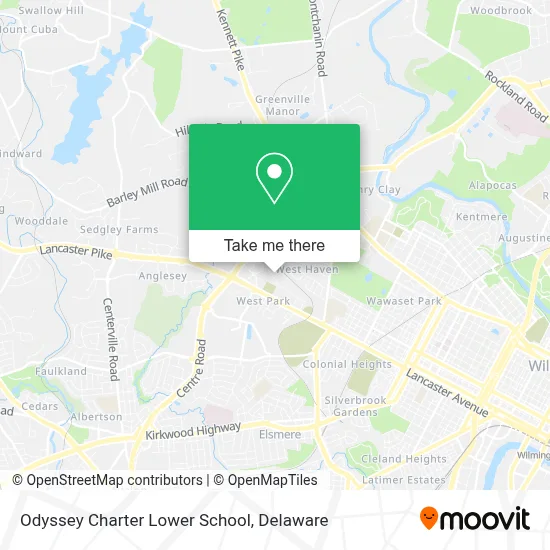 Odyssey Charter Lower School map