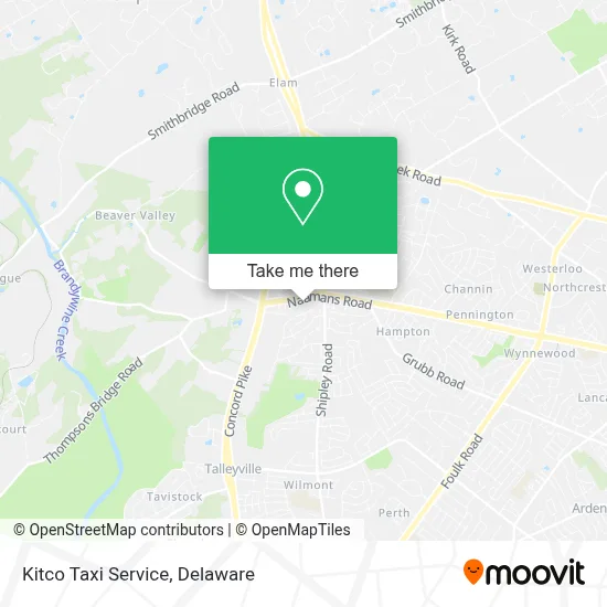 Kitco Taxi Service map