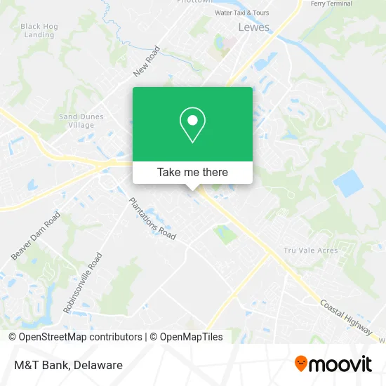 M&T Bank map