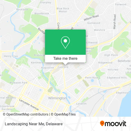 Landscaping Near Me map