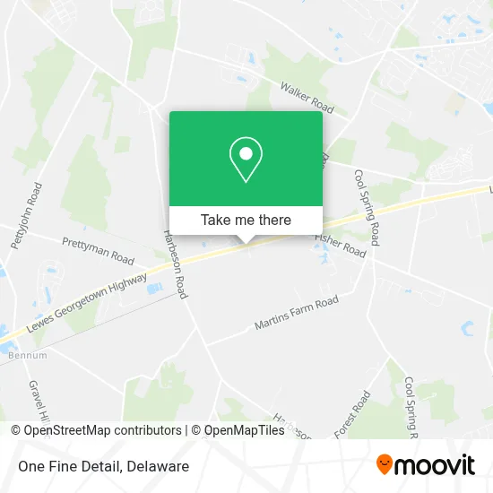 One Fine Detail map