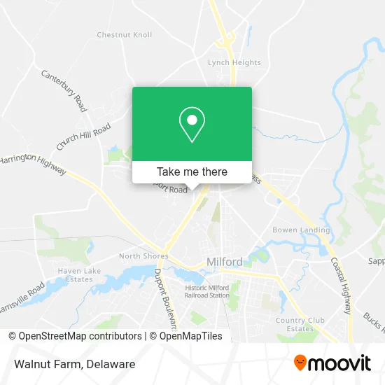 Walnut Farm map