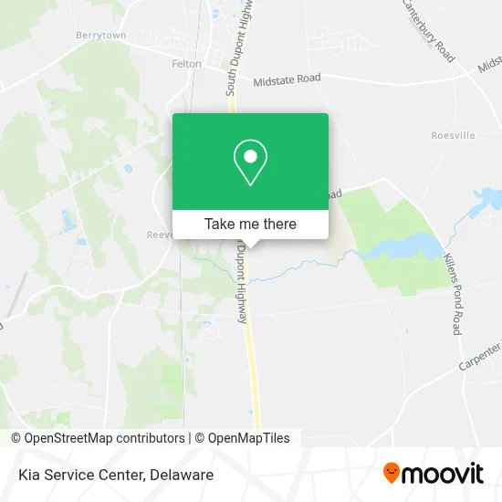 Kia Service Center map