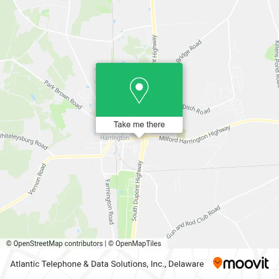 Atlantic Telephone & Data Solutions, Inc. map