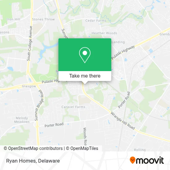 Ryan Homes map