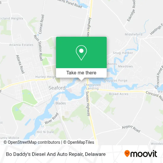 Bo Daddy's Diesel And Auto Repair map