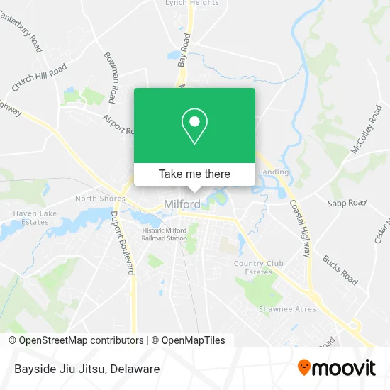 Bayside Jiu Jitsu map
