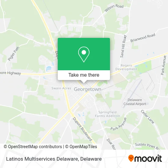 Latinos Multiservices Delaware map