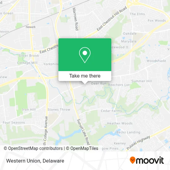 Western Union map