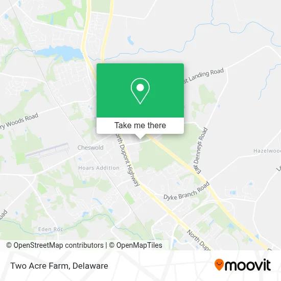 Two Acre Farm map